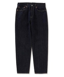 PP03 スーピマセルビッチデニム ワイドテーパードジーンズ