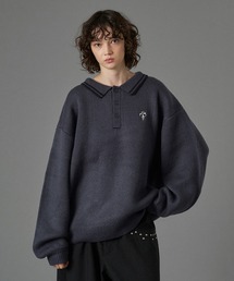 ONCILY(IVF[)ASSORT VOLUME KNIT POLO 25AW  / A\[g{[jbg|(jbg/Z[^[)