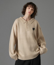 ASSORT VOLUME KNIT POLO 25AW / アソートボリュームニットポロ