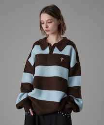 ASSORT VOLUME KNIT POLO 25AW / アソートボリュームニットポロ