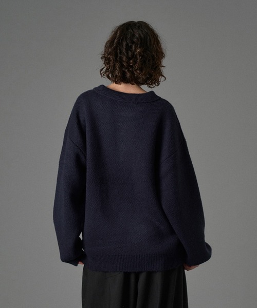 ASSORT VOLUME KNIT POLO 25AW / アソートボリュームニットポロ