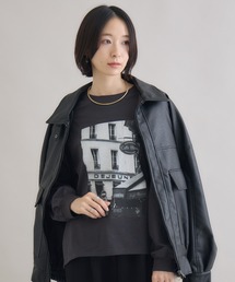 Paradise Picnic（パラダイスピクニック）の「SUGAR ROSE フォトプリントロンT（Tシャツ/カットソー・レディース）」