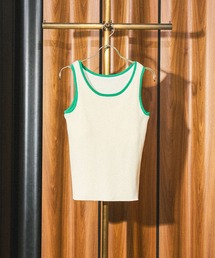ROSE BUD | KNITTED RIB TANK TOP(タンクトップ)