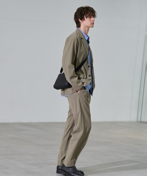 CITY TOKYO（シティトウキョウ）の「【CITY TOKYO/シティートーキョー】シュリンクレザーミニショルダー（ショルダーバッグ・メンズ・ブラック・FREE）」の4枚目の写真