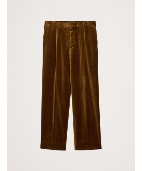 Banana Republic(バナナリパブリック)の「リラックス プリーツ ベルベット パンツ(スラックス・メンズ・ブラウン・32W 30L/31W 30L/28W 30L/33W 30L/30W 30L/29W 30L/34W 30L)」の5枚目の写真