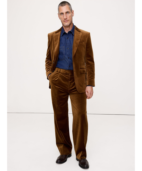 Banana Republic(バナナリパブリック)の「リラックス プリーツ ベルベット パンツ(スラックス・メンズ・ブラウン・32W 30L/31W 30L/28W 30L/33W 30L/30W 30L/29W 30L/34W 30L)」の6枚目の写真