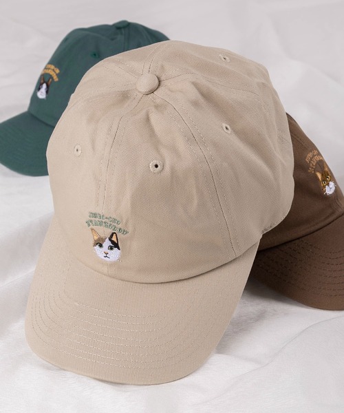 セール】【79】【神保町にゃんこ堂】ワンポイントロゴ ネコ刺繍