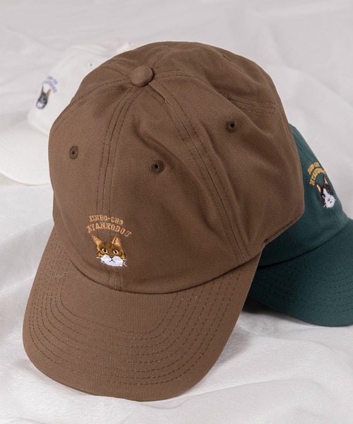 セール】【79】【神保町にゃんこ堂】ワンポイントロゴ ネコ刺繍