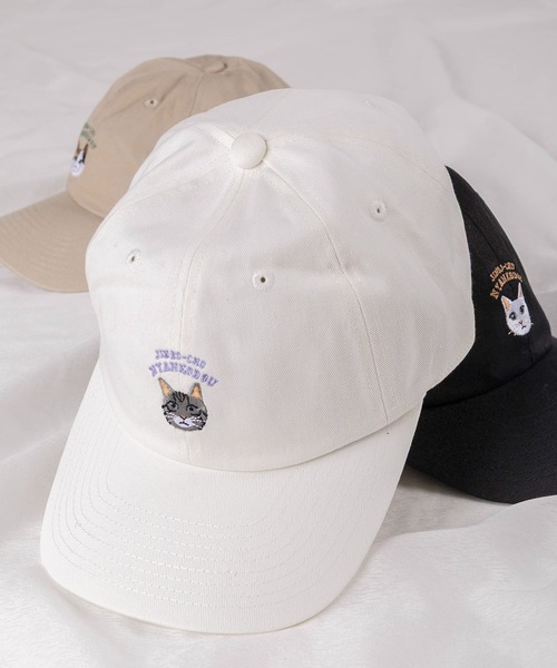 セール】【79】【神保町にゃんこ堂】ワンポイントロゴ ネコ刺繍