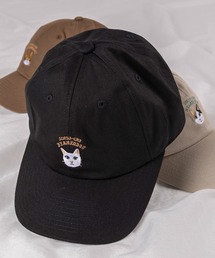 make a ray!（メイク ア レイ！）の「【79】【神保町にゃんこ堂】ワンポイントロゴ ネコ刺繍 キャップ（キャップ）」