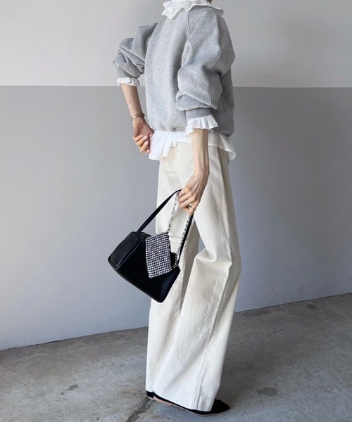 Flugge(フラッジー)の「コーデュロイセミフレアパンツ(その他パンツ・レディース・ベージュ・MEDIUM)」の20枚目の写真