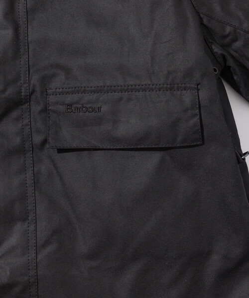 Barbour（バブアー）の「Barbour/バブアー 別注 MODIFIED SPEY WAX JACKET（ブルゾン・メンズ・ブラック/オリーブ・40/38/42）」の5枚目の写真