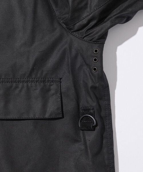 Barbour（バブアー）の「Barbour/バブアー 別注 MODIFIED SPEY WAX JACKET（ブルゾン・メンズ・ブラック/オリーブ・40/38/42）」の9枚目の写真