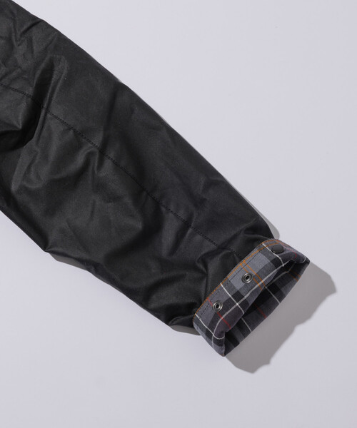 Barbour（バブアー）の「Barbour/バブアー 別注 MODIFIED SPEY WAX JACKET（ブルゾン・メンズ・ブラック/オリーブ・40/38/42）」の19枚目の写真