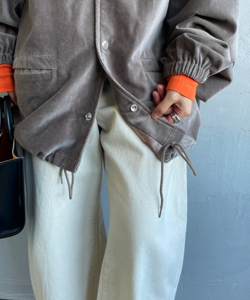 TOWNCRAFT（タウンクラフト）の「[TOWN CRAFT/タウンクラフト・THE FOX/ザフォックス] 別注 ワンポイントロゴ ラグランスリーブコーチジャケット（その他アウター・レディース・ベージュ/ブラック/ブラウン・M/L）」の17枚目の写真