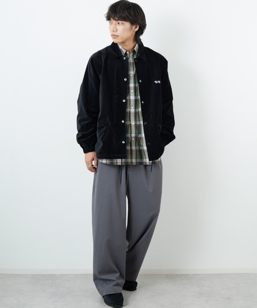 TOWNCRAFT（タウンクラフト）の「[TOWN CRAFT/タウンクラフト・THE FOX/ザフォックス] 別注 ワンポイントロゴ ラグランスリーブコーチジャケット（その他アウター・レディース・ベージュ/ブラック/ブラウン・M/L）」の5枚目の写真