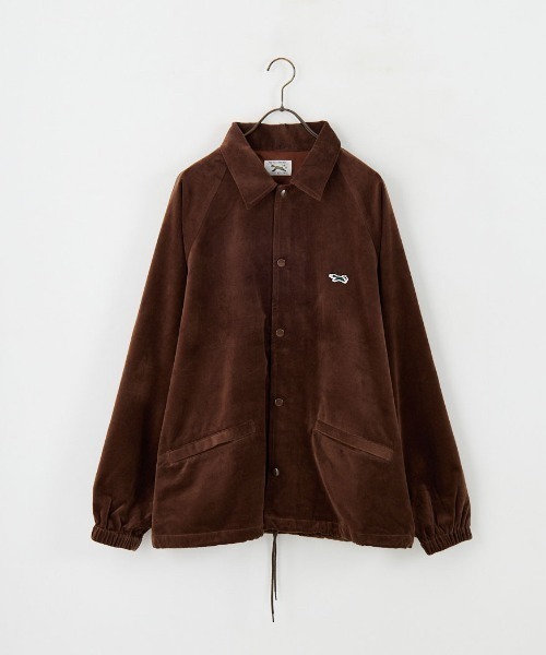 TOWNCRAFT（タウンクラフト）の「[TOWN CRAFT/タウンクラフト・THE FOX/ザフォックス] 別注 ワンポイントロゴ ラグランスリーブコーチジャケット（その他アウター・レディース・ベージュ/ブラック/ブラウン・M/L）」の9枚目の写真