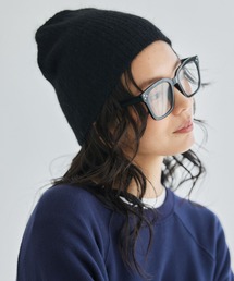 yoli モヘアニットキャップ　ブラック ○nnnnnaさま専用○yoli モヘアニットキャップ ○nnnnnaさま専用