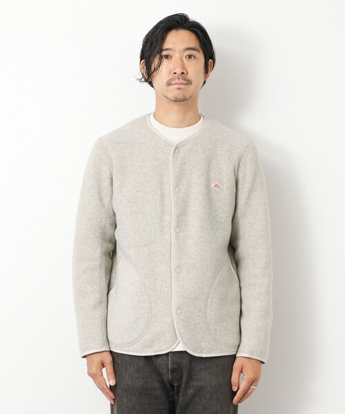 DANTON/ダントン】JD-8939 FLEECE COLLARLESS JACKET 25AW（ブルゾン