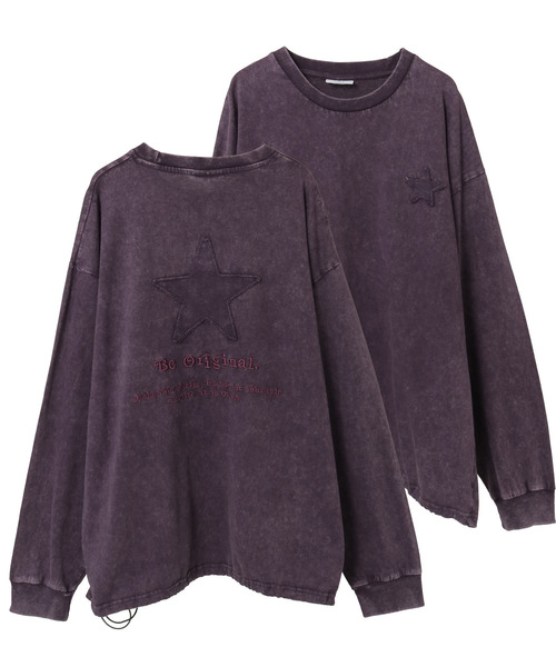 CONVERSE TOKYO(コンバーストウキョウ)の「BACK STAR★ PATCH EMBROIDERED TEE(Tシャツ/カットソー・メンズ・ブラック/グレー/ブルー/グリーン/パープル・SMALL/LARGE)」の5枚目の写真