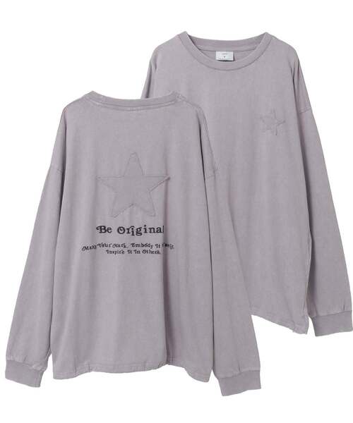 CONVERSE TOKYO(コンバーストウキョウ)の「BACK STAR★ PATCH EMBROIDERED TEE(Tシャツ/カットソー・メンズ・ブラック/グレー/ブルー/グリーン/パープル・SMALL/LARGE)」の3枚目の写真