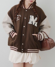 Freckle seoul ボアスタジャン 茶色 スタジャン（ブラウン/茶色系