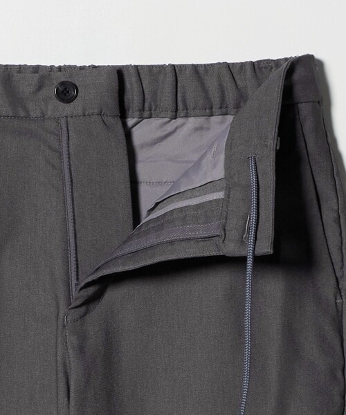 A DAY IN THE LIFE UNITED ARROWS(アデイインザライフユナイテッドアローズ)の「裏起毛 シャンブレーツイル イージーパンツ<A DAY IN THE LIFE>(スラックス・メンズ・ブラック/ベージュ/ダークグレー・M/S/L)」の9枚目の写真
