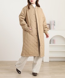 FUNALIVE（ファンアライブ）の「裏ファーキルティング袖ボリュームロングコート（その他アウター）」