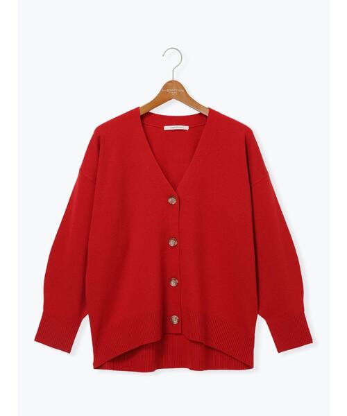 Lugnoncure（ルノンキュール）の「もちもちVネックリラックスカーディガン（カーディガン/ボレロ・レディース・ブルー/グレー/レッド/ネイビー/パープル・F）」の22枚目の写真