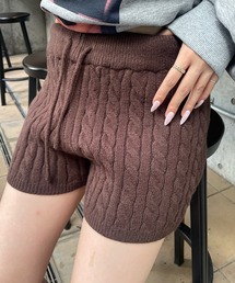 ROGER AND RAW（ロジャーアンドロウ）の「ケーブル編みニットショートパンツ（その他パンツ）」