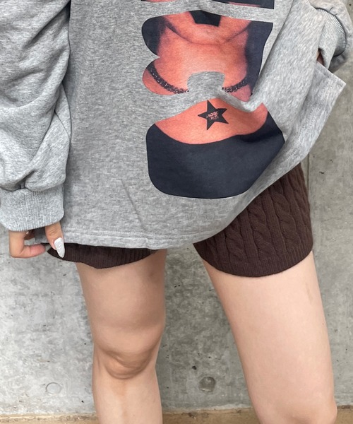 ROGER AND RAW（ロジャーアンドロウ）の「ケーブル編みニットショートパンツ（その他パンツ・レディース・グレー/ブラウン/ブラック・FREE）」の19枚目の写真