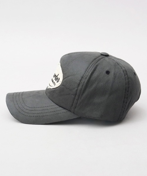 セール】ダメージ加工ワッペン クラッキングレザー調 ウレタンキャップ