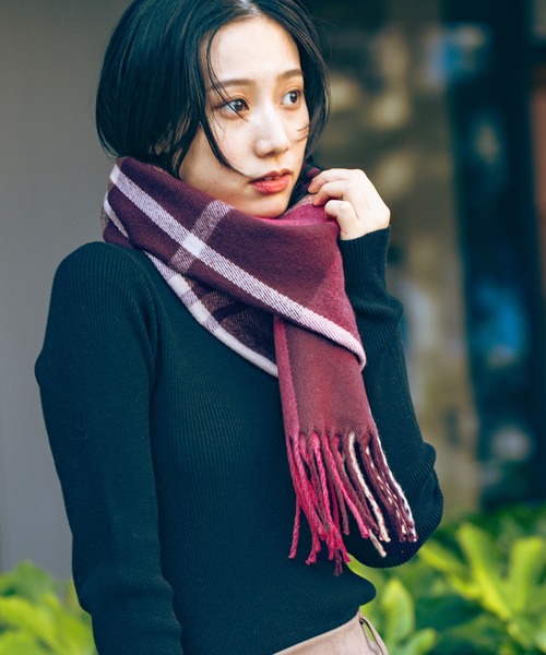 アソートチェックマフラー / 574773（マフラー）｜LAKOLE（ラコレ）の