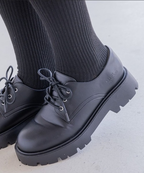 repipi armario（レピピ アルマリオ）の「レースUPマニッシュシューズ【サテンリボン紐付き】（その他シューズ・キッズ・ブラック系その他/ブラック・SMALL/MEDIUM/LARGE）」の15枚目の写真