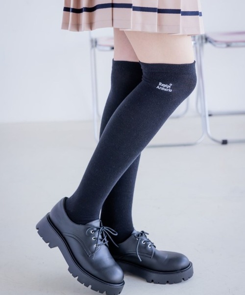 repipi armario（レピピ アルマリオ）の「レースUPマニッシュシューズ【サテンリボン紐付き】（その他シューズ・キッズ・ブラック系その他/ブラック・SMALL/MEDIUM/LARGE）」の17枚目の写真