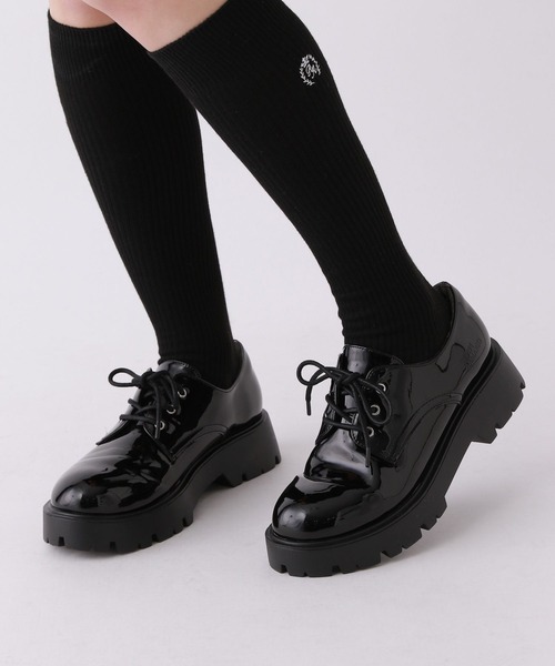 repipi armario（レピピ アルマリオ）の「レースUPマニッシュシューズ【サテンリボン紐付き】（その他シューズ・キッズ・ブラック系その他/ブラック・SMALL/MEDIUM/LARGE）」の21枚目の写真