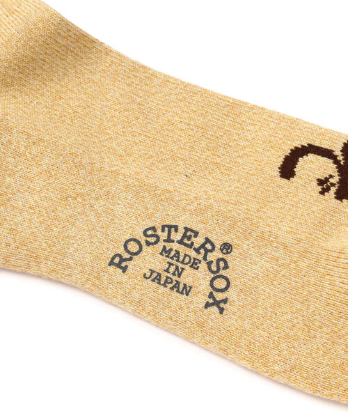ROSTER SOX（ロスターソックス）の「ROSTER SOX/ロスターソックス  HIGHBALL SOCKS メンズ レディース（ソックス/靴下・メンズ・ブラウン・2/1）」の5枚目の写真
