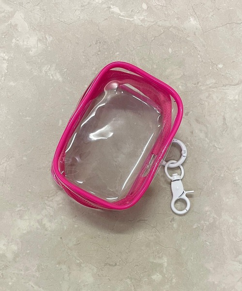 VIBGYOR（ヴィブジョー）の「oshipic/推し活ポーチ/ミニぬいぐるみポーチ/ちびぬいポーチ/推しカラークリアポーチ S0010（ポーチ・レディース・オレンジ/パープル/ピンク/ホワイト/ベビーピンク/グリーン・FREE）」の10枚目の写真