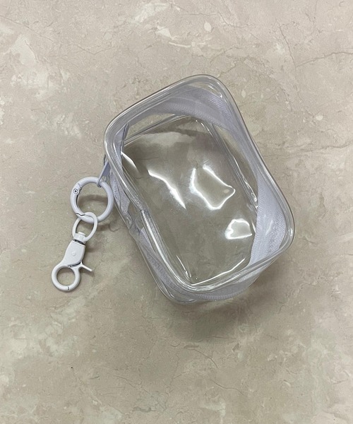 VIBGYOR（ヴィブジョー）の「oshipic/推し活ポーチ/ミニぬいぐるみポーチ/ちびぬいポーチ/推しカラークリアポーチ S0010（ポーチ・レディース・オレンジ/パープル/ピンク/ホワイト/ベビーピンク/グリーン・FREE）」の11枚目の写真