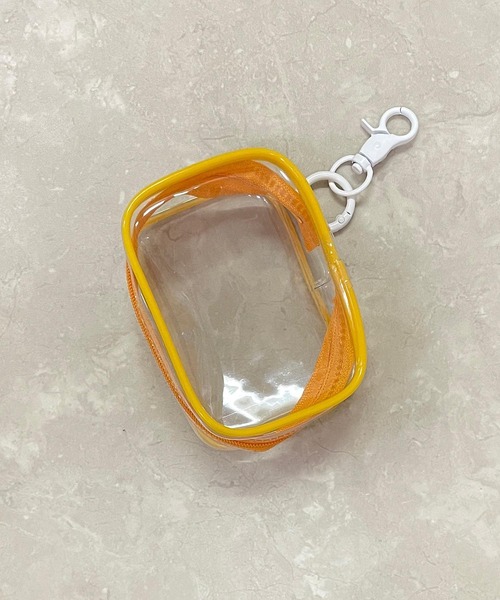 VIBGYOR（ヴィブジョー）の「oshipic/推し活ポーチ/ミニぬいぐるみポーチ/ちびぬいポーチ/推しカラークリアポーチ S0010（ポーチ・レディース・オレンジ/パープル/ピンク/ホワイト/ベビーピンク/グリーン・FREE）」の12枚目の写真