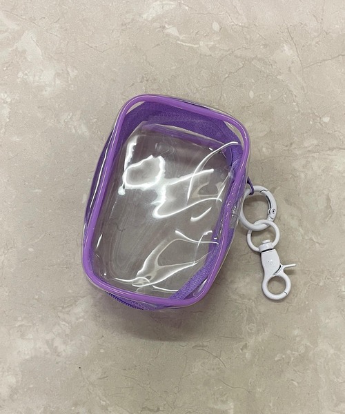VIBGYOR（ヴィブジョー）の「oshipic/推し活ポーチ/ミニぬいぐるみポーチ/ちびぬいポーチ/推しカラークリアポーチ S0010（ポーチ・レディース・オレンジ/パープル/ピンク/ホワイト/ベビーピンク/グリーン・FREE）」の13枚目の写真