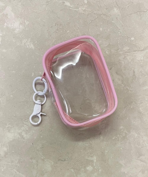 VIBGYOR（ヴィブジョー）の「oshipic/推し活ポーチ/ミニぬいぐるみポーチ/ちびぬいポーチ/推しカラークリアポーチ S0010（ポーチ・レディース・オレンジ/パープル/ピンク/ホワイト/ベビーピンク/グリーン・FREE）」の14枚目の写真