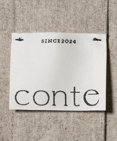 セール】＜conte＞フランネル オープンカラー オールインワン（つなぎ