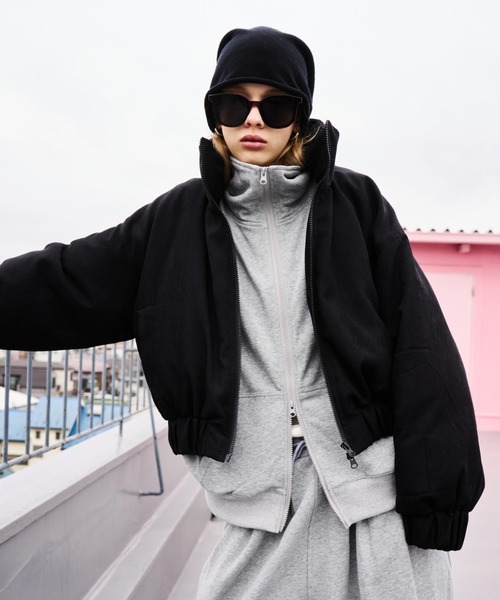 セール】ショートパディングブルゾン（ブルゾン）｜HANNE（アン）の