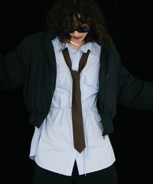 セール】ショートパディングブルゾン（ブルゾン）｜HANNE（アン）の