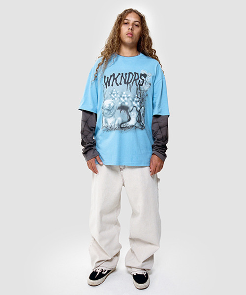 WKNDRS（ウィーキャンドース）の「DRAGGY WORK PANTS (IVORY)（デニムパンツ・レディース・その他・LARGE/MEDIUM/SMALL/X-LARGE）」の7枚目の写真