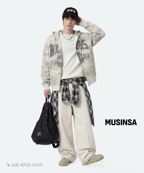 WKNDRS（ウィーキャンドース）の「DRAGGY WORK PANTS (IVORY)（デニムパンツ・レディース・その他・LARGE/MEDIUM/SMALL/X-LARGE）」の9枚目の写真
