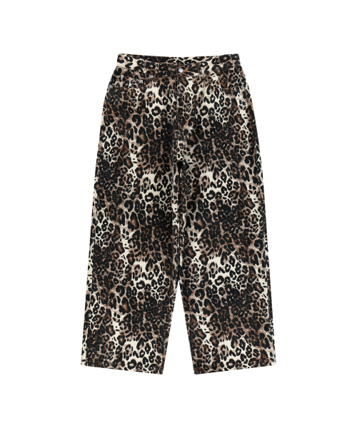 AAKAM（アーカム）の「Leopard Pattern Cotton Pants (Brown)（その他パンツ・レディース・その他・1）」の2枚目の写真