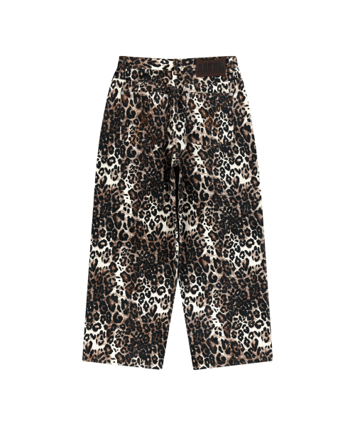AAKAM（アーカム）の「Leopard Pattern Cotton Pants (Brown)（その他パンツ・レディース・その他・1）」の3枚目の写真
