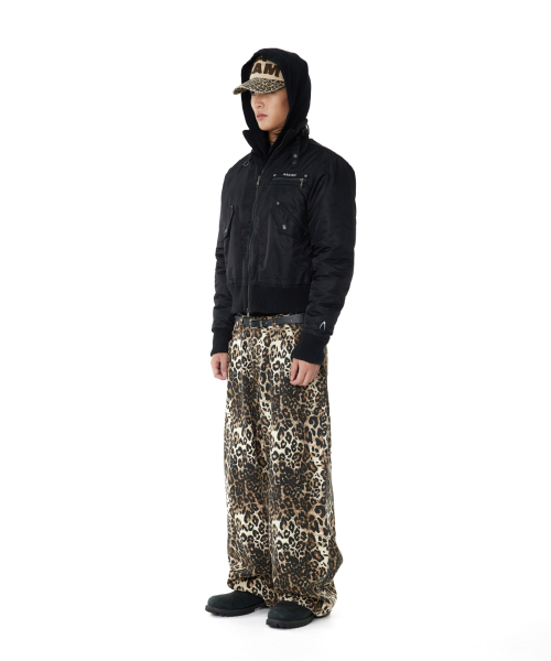 AAKAM（アーカム）の「Leopard Pattern Cotton Pants (Brown)（その他パンツ・レディース・その他・1）」の10枚目の写真